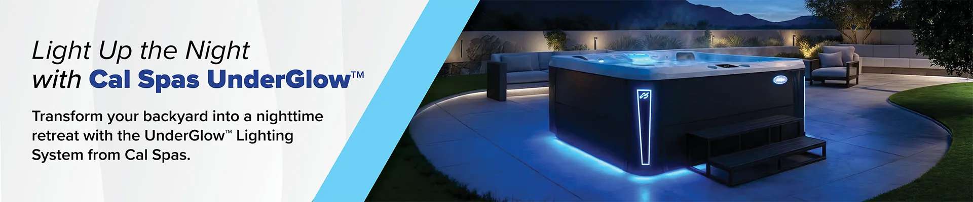 Calspas hot tub being used in a family setting - Harlingen